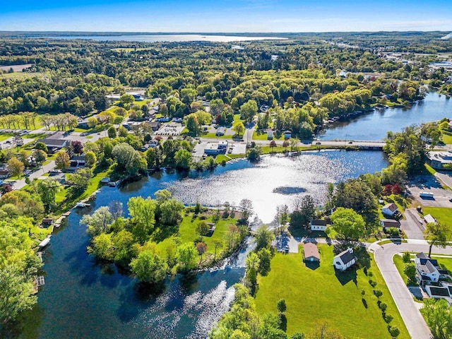 302 River Hts, Shawano, WI 54166 - drone / aerial view of a large body of water