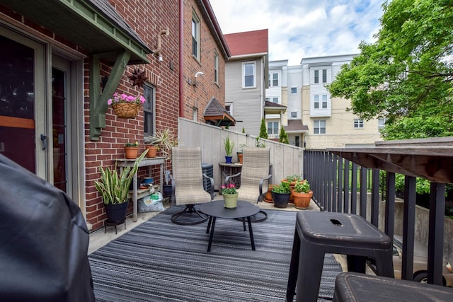 127 S Franklin St Unit 10, Madison, WI 53703 - view of wooden terrace