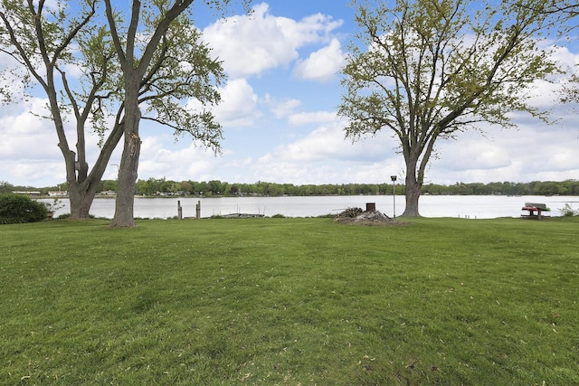 10317 195th Ave, Bristol, WI 53104 - view of grassy yard featuring a water view