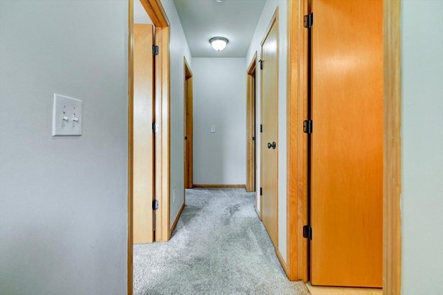 9305 Briar Haven Dr, Verona, WI 53593 - corridor with light colored carpet and baseboards