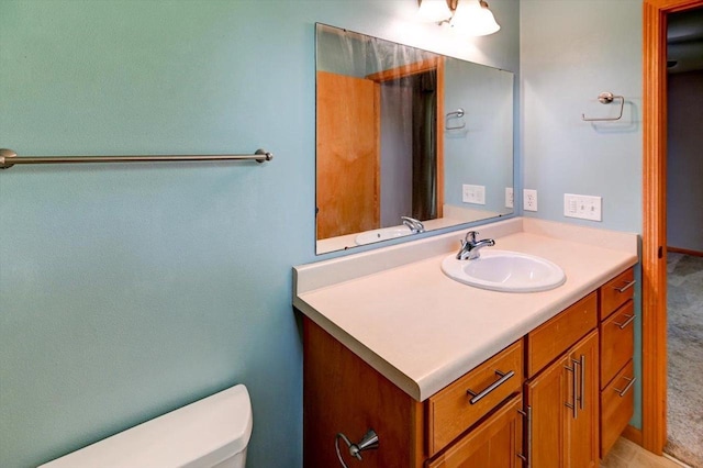 9305 Briar Haven Dr, Verona, WI 53593 - bathroom with vanity and toilet