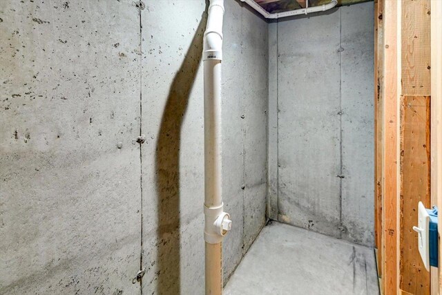 9305 Briar Haven Dr, Verona, WI 53593 - bathroom featuring unfinished concrete flooring