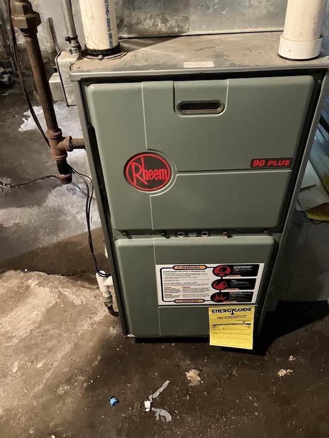 397 W Division St, Fond Du Lac, WI 54935 - utility room with heating unit