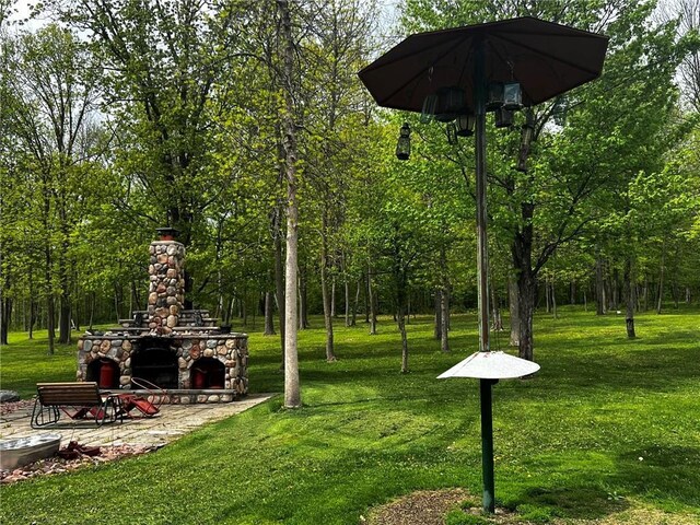 10384 W County Line Rd, Exeland, WI 54835 - view of home's community featuring a lawn