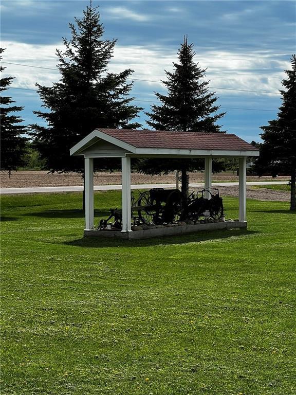10384 W County Line Rd, Exeland, WI 54835 - surrounding community featuring a gazebo and a yard