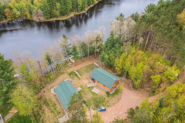 N11594 Woodland Dr, Tomahawk, WI 54487 - view of subject property with a large body of water