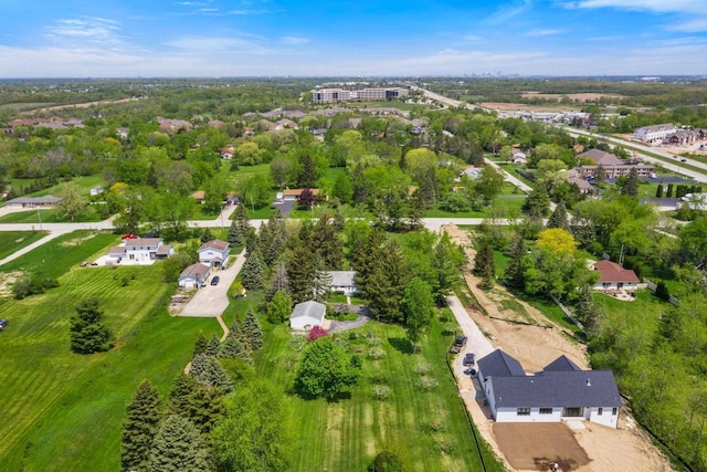 2901 W Forest Hill Ave, Franklin, WI 53132 - aerial view of property's location featuring a tree filled landscape