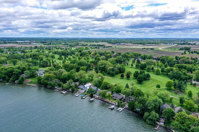 3218 Aalseth Ln, Stoughton, WI 53589 - drone / aerial view of a large body of water and a tree filled landscape