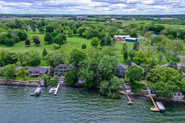 3218 Aalseth Ln, Stoughton, WI 53589 - bird's eye view of a large body of water and a tree filled landscape