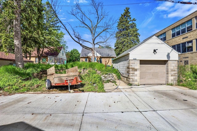 5936 N 35th St, Milwaukee, WI 53209 - detached garage with concrete driveway
