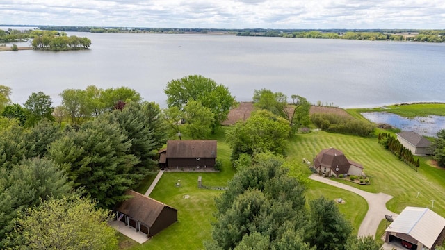 10029 W Spring Rd, Fox Lake, WI 53933 - aerial view of a nearby body of water