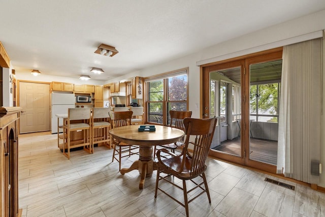 10029 W Spring Rd, Fox Lake, WI 53933 - dining space featuring plenty of natural light