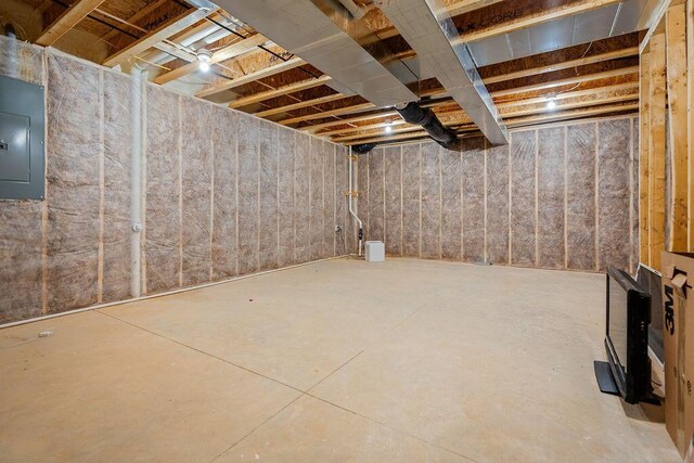 W4936 Battlestone Station Rd, La Crosse, WI 54601 - unfinished below grade area with electric panel