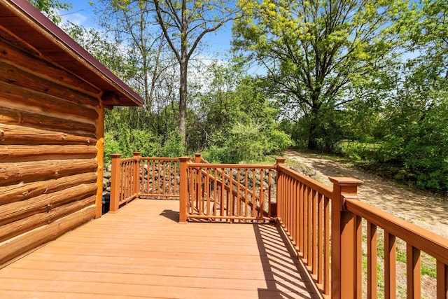 W3276 Princeton Rd, Green Lake, WI 54941 - view of deck