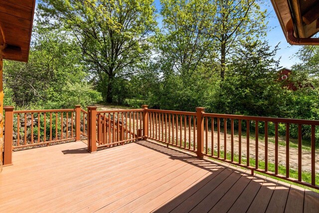 W3276 Princeton Rd, Green Lake, WI 54941 - view of deck