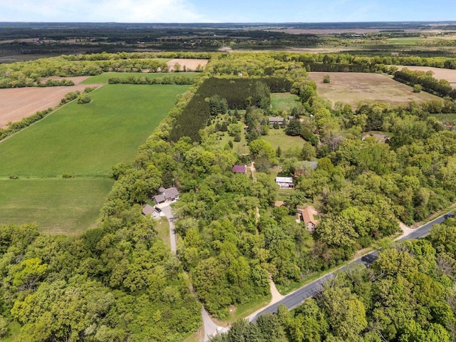 W3276 Princeton Rd, Green Lake, WI 54941 - aerial view of property and surrounding area featuring rural landscape