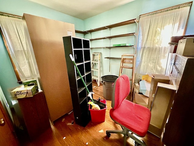 5501 W Thurston Ave, Milwaukee, WI 53218 - office featuring wood finished floors