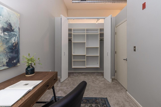 1924 N Hubbard St Unit 208, Milwaukee, WI 53212 - home office with carpet and baseboards