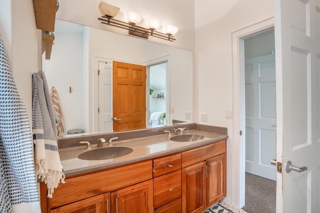 4781 N Idlewild Ave, Whitefish Bay, WI 53211 - full bath with double vanity and ensuite bathroom