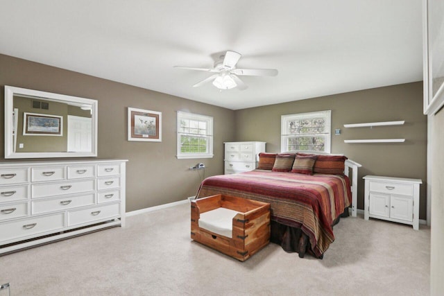 620 S Greenfield Ave, Waukesha, WI 53186 - carpeted bedroom featuring baseboards and a ceiling fan
