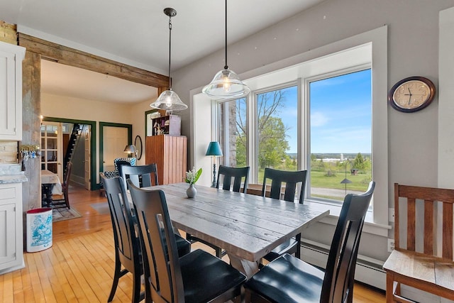 4105 Lime Kiln Rd, Green Bay, WI 54311 - dining room featuring light wood-style flooring