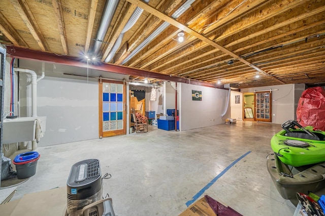 223 Willow Creek Rd, Rosendale, WI 54974 - view of unfinished basement