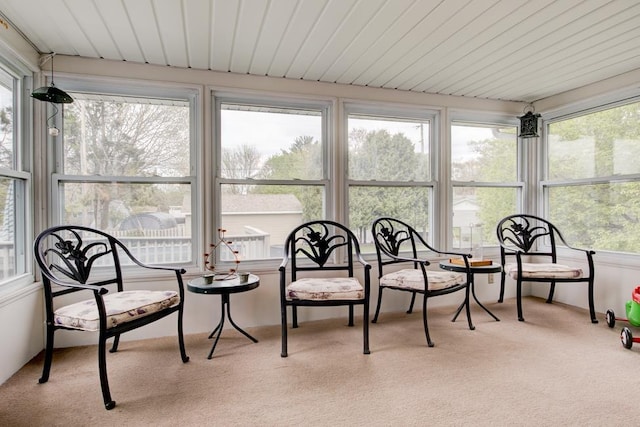 4100 15th St, Menominee, MI 49858 - sunroom featuring plenty of natural light and carpet flooring
