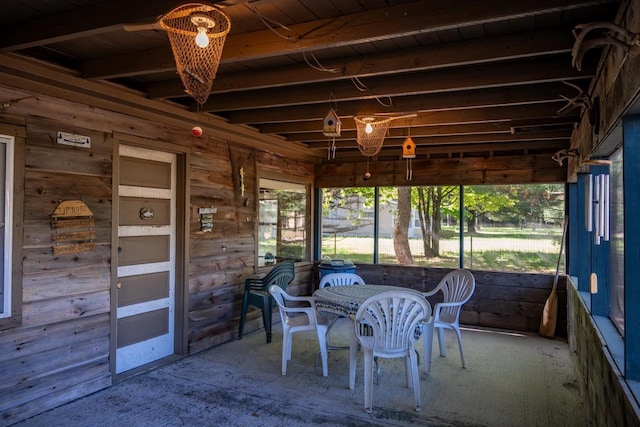 2146 Olmstead St, Friendship, WI 53934 - view of sunroom