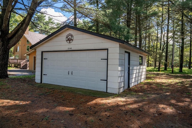 2146 Olmstead St, Friendship, WI 53934 - view of detached garage