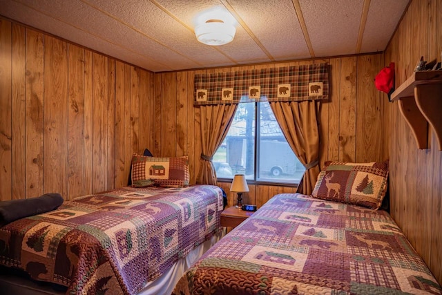 2146 Olmstead St, Friendship, WI 53934 - bedroom with wooden walls