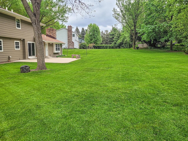 21755 W N Ave, Brookfield, WI 53045 - view of green lawn featuring a patio area