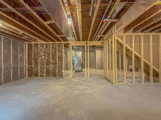 990 Morning Star Ln, Plover, WI 54467 - misc room with heating unit
