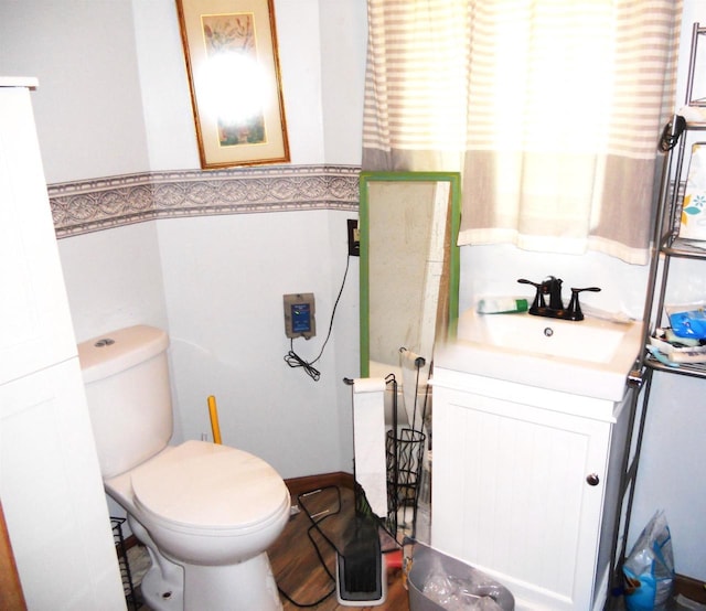1129 Ember Dr, Adams, WI 53910 - bathroom featuring toilet and vanity
