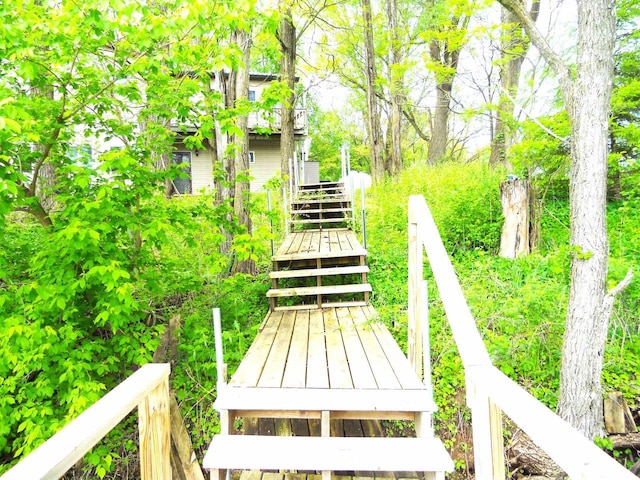 1129 Ember Dr, Adams, WI 53910 - view of home's community featuring stairway