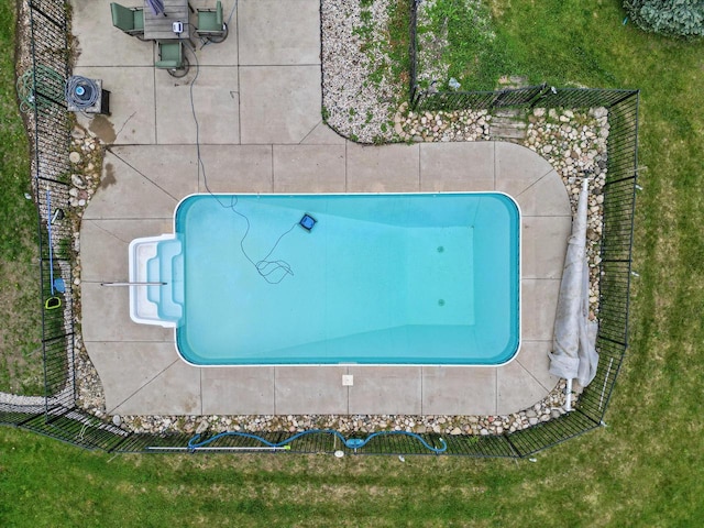 S91W35161 Prairie Ct, Eagle, WI 53119 - aerial view of a pool