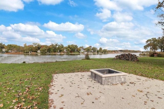24722 84th St, Salem, WI 53168 - view of green lawn featuring a water view