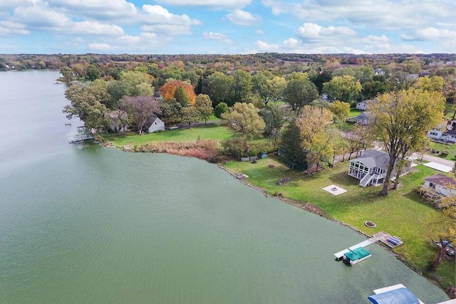 24722 84th St, Salem, WI 53168 - drone / aerial view of a large body of water