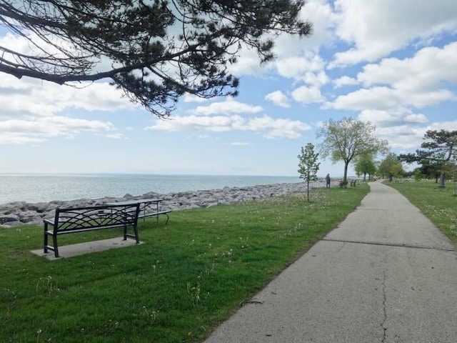 7320 5th Ave, Kenosha, WI 53143 - view of property's community with a water view and a lawn