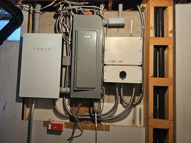 9388 Alpine Rd, Fremont, WI 54940 - utility room with electric panel