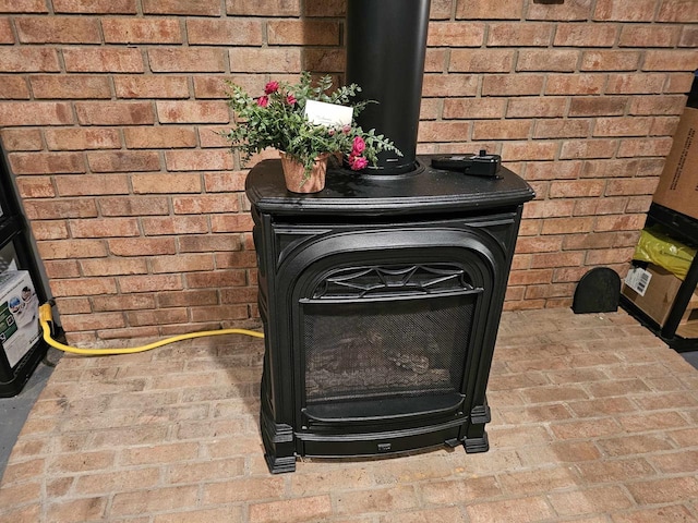 9388 Alpine Rd, Fremont, WI 54940 - detailed view of a wood stove