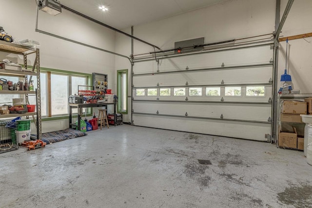 17785 Circle Dr, Boscobel, WI 53805 - garage featuring a garage door opener