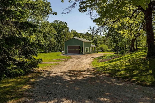 17785 Circle Dr, Boscobel, WI 53805 - view of dirt / gravel road with a view of trees