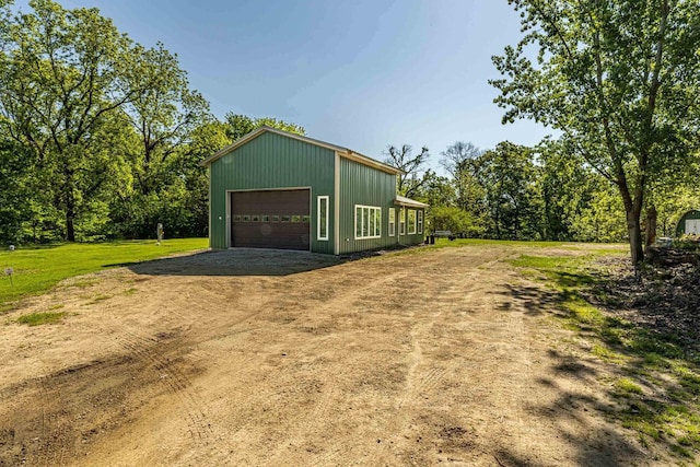 17785 Circle Dr, Boscobel, WI 53805 - detached garage with driveway
