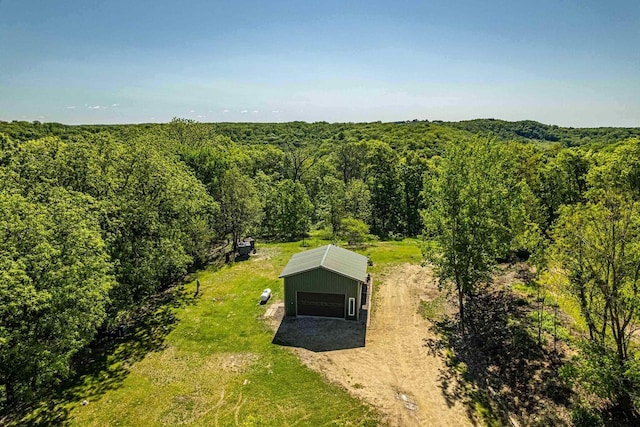 17785 Circle Dr, Boscobel, WI 53805 - view of subject property with a heavily wooded area