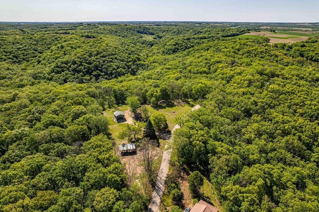17785 Circle Dr, Boscobel, WI 53805 - bird's eye view of a forest
