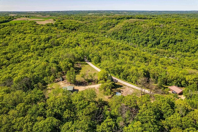 17785 Circle Dr, Boscobel, WI 53805 - drone / aerial view of a heavily wooded area