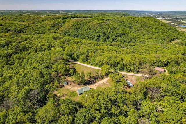 17785 Circle Dr, Boscobel, WI 53805 - aerial view of a heavily wooded area