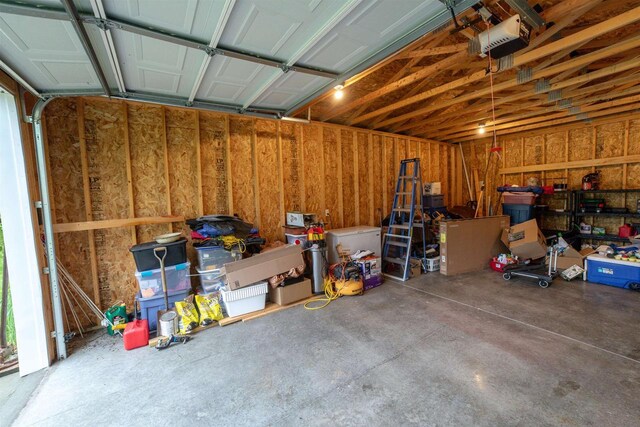 W7744 County Rd E, Westfield, WI 53964 - garage with a garage door opener