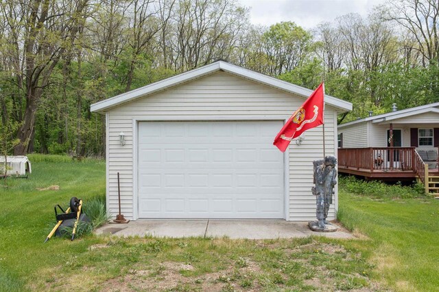 W7744 County Rd E, Westfield, WI 53964 - view of detached garage