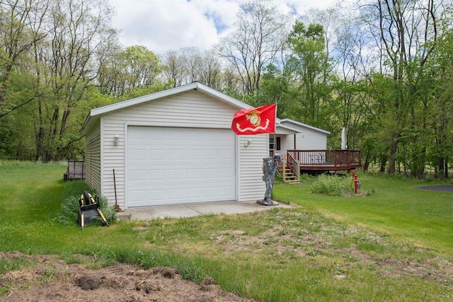 W7744 County Rd E, Westfield, WI 53964 - view of detached garage